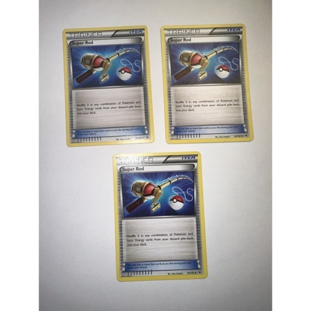 Super Rod Noble Victories 95/101 Pokemon LP-MP x3 75Z‎